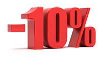 10% Rabatt bei Newsletter Anmeldung