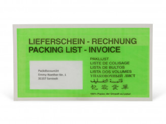 Dokumententasche aus Papier (grün) 