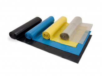 Müllbeutel 25 Säcke je Rolle - transluzent