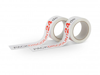 PVC-Packband individuell bedruckt (Standard 50 mm) PREIS auf Anfrage 1-farbig - 50mm x 66m
