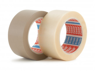 tesa Packband 4100 - geprägtes PVC 50mm - transparent