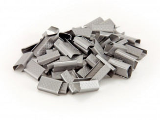 Verschlusshülsen 16 mm breit genoppt 